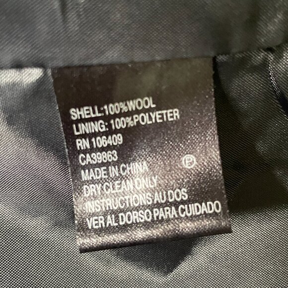 Vintage Tahari Arthur S. Levine Wool Retro Black Jacket/Blazer-Sz. 16W - Picture 7 of 11